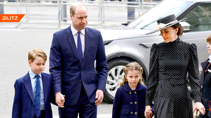 Принц и принцесса Уэльская с детьми. / Фото: Getty Images