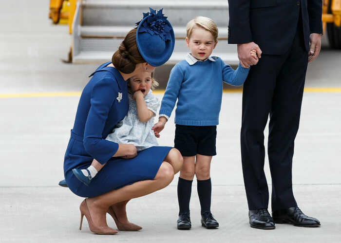 Принрцесса Уэльская Кэтрин с сыном принцем Джорджем. / Фото: Getty Images