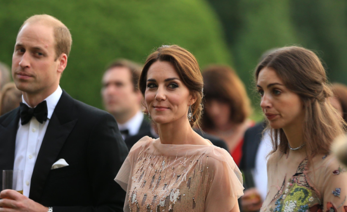 Принц Уильям, принцесса Кэтрин и Роуз Хэнбери. / Фото: Getty Images