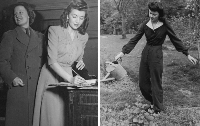 Женская мода времен Второй мировой войны