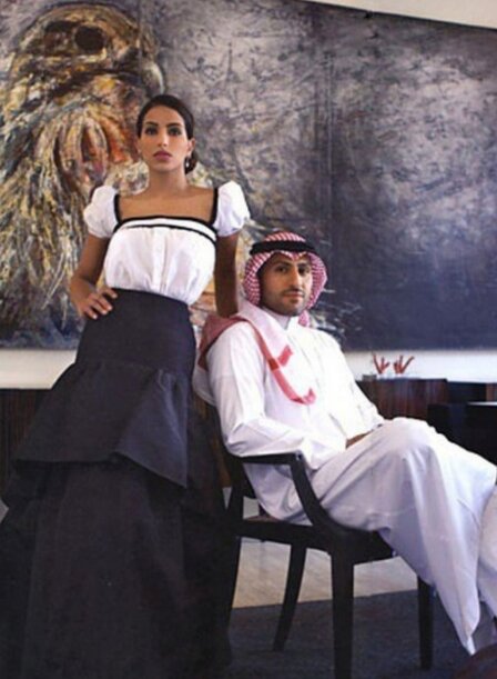 Дина Абдулазиз с мужем принцем. / Фото: Getty Images