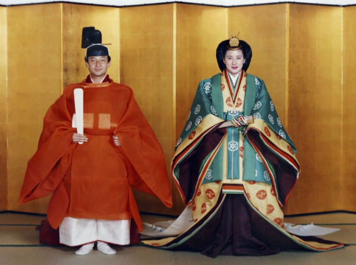 Свадьба Нарухито и Масако. / Фото: Getty Images