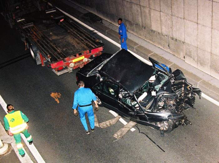 Авария, в которой погибла принцесса Диана. / Фото: Getty Images