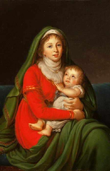 Строгановы Софья Владимировна и сын Александр