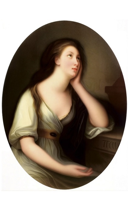 Княгиня Розалия Любомирская, репродукция портрета Мари Рене Женевьева Броссар де Больё