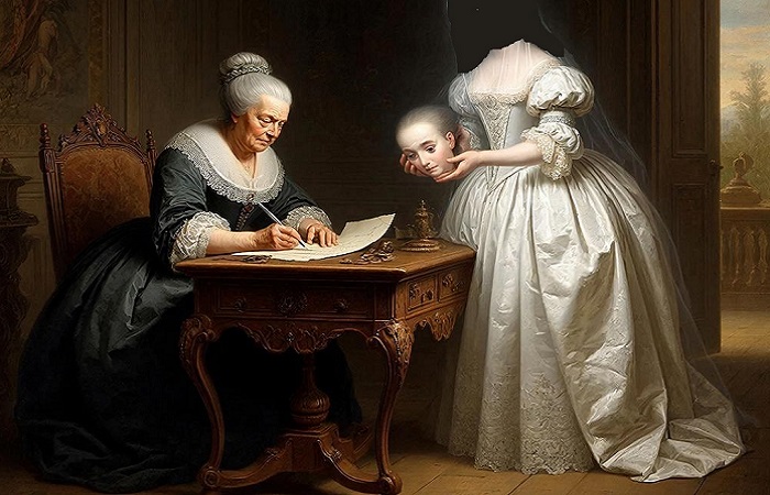 Явление призрака Розалии к матери