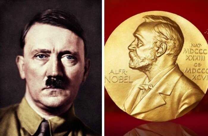 Кандидатуру Адольфа Гитлера подали на получение Нобелевской премии за мир.