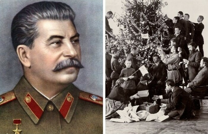 Елку вернули по распоряжению Сталина и сделали ее как детский праздник.