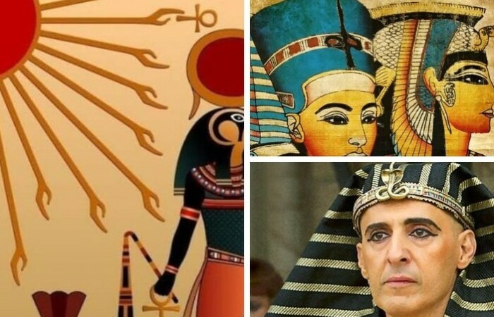 В Древнем Египте подводили глаза толстой линией как почитание бога Ра и для здоровья.