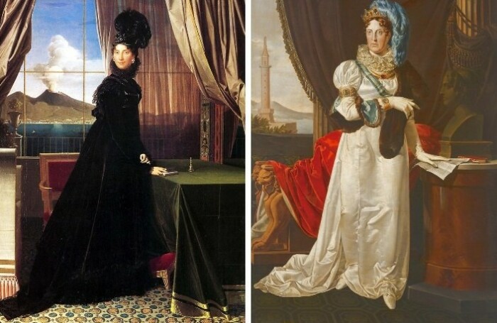 Каролина Бонапарт после побега из Франции жила в Австрии.