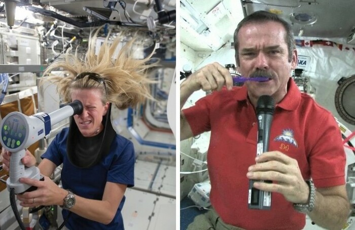 Жизнь в космосе: как приспосабливаются чистить зубы и работать в невесомости.