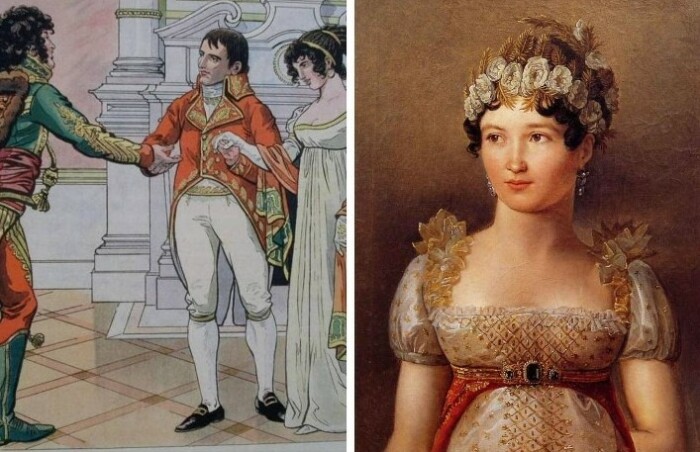 Каролину Бонапарт выдали замуж за Иоахима Мюрата, в которого она была влюблена с 15 лет.