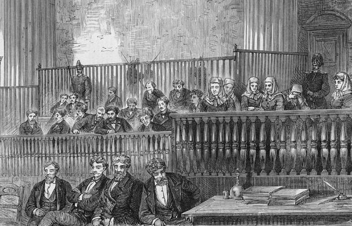 Присяжные на судебном заседании в XIX веке. / Фото: bangkokbook.ru
