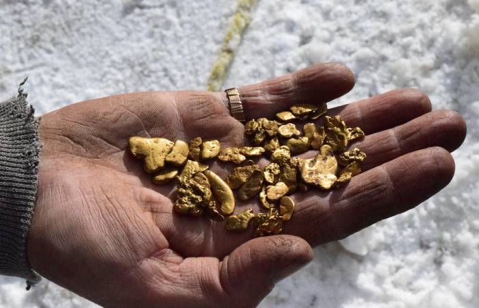 Самородки золота на приисках. / Фото: cont.ws