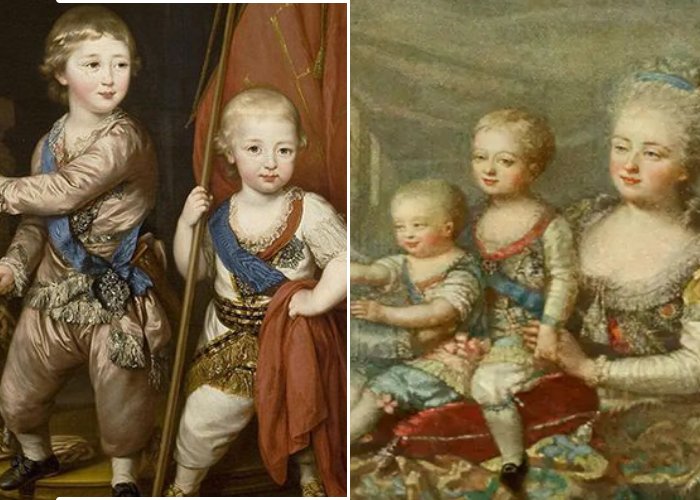 Мария Фёдоровна с детьми