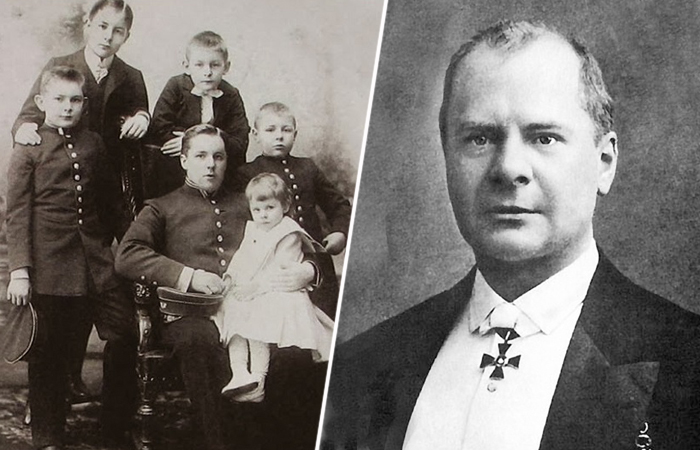 Григорий Елисеев и его дети Григорий Елисеев и его дети