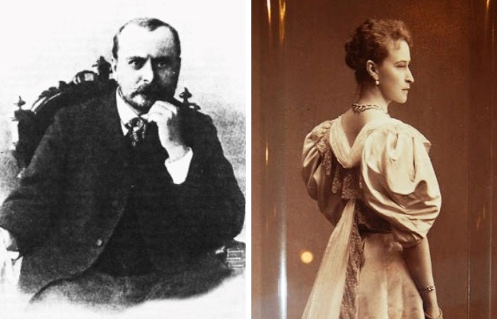 Григорий Елисеев и его возлюбленная Вера Григорий Елисеев и его возлюбленная Вера