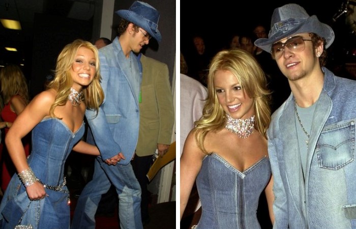 Бритни Спирс и Джастин Тимберлейк на церемонии American Music Awards 2001 года