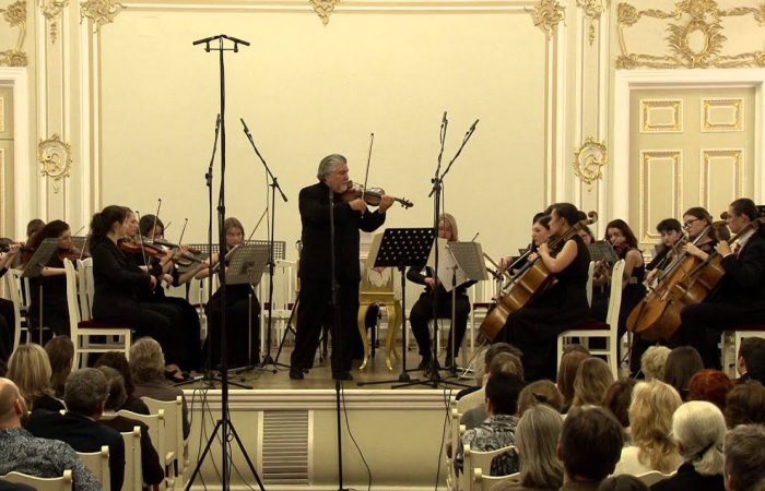 Исполнение Времен года Антонио Вивальди на XV фестивале Международная неделя консерваторий. / Фото: youtube.com 