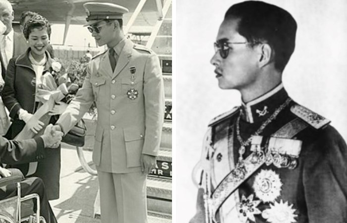 Король Таиланда Пумипон Адульядет в юности
