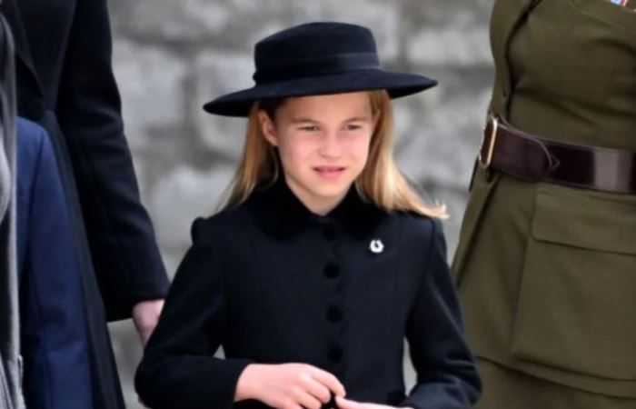 Принцесса Шарлотта на похоронах королевы / Фото: focus.ua