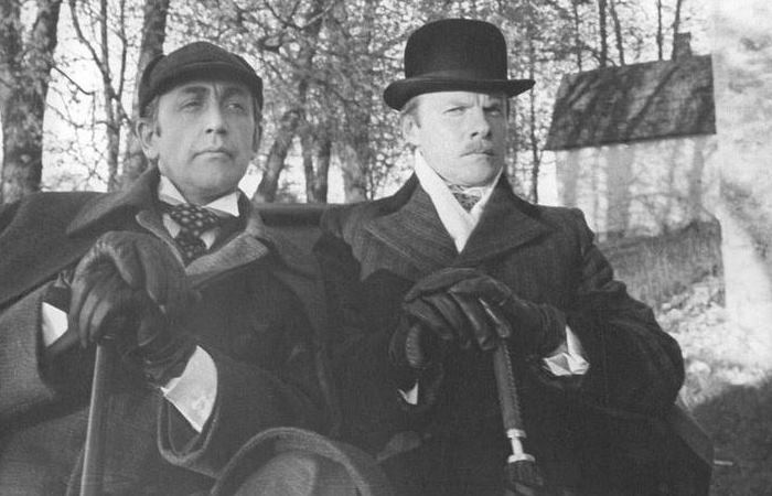 Шерлок Холмс и доктор Ватсон (кадр из фильма) / Фото: /i.pinimg.com