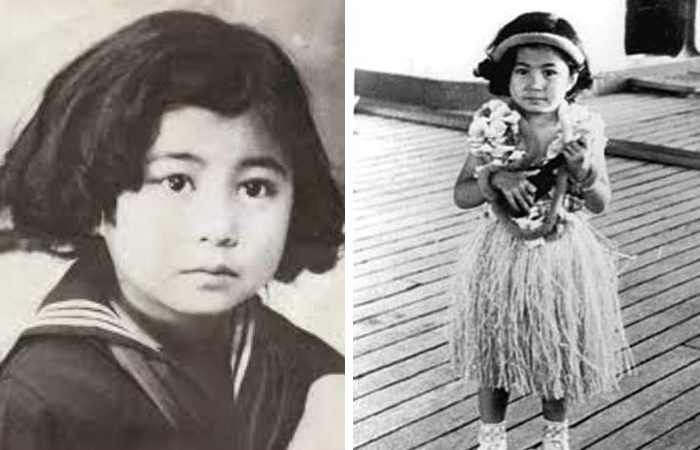 Йоко Оно в детстве