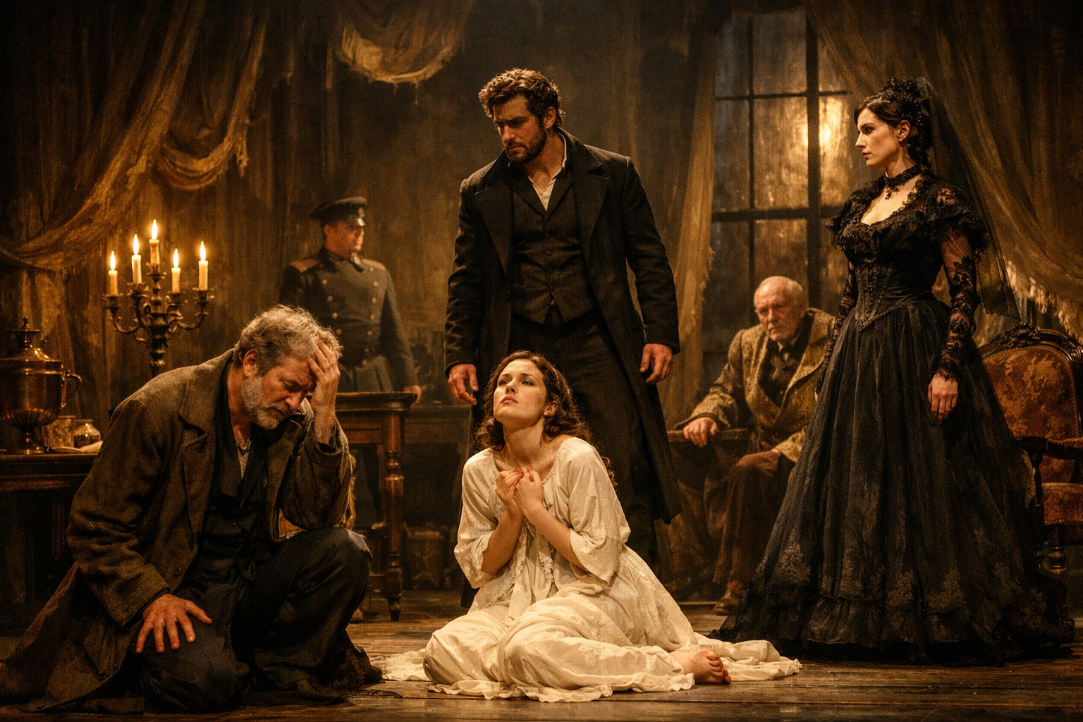 Спектакль на сцене Театра Вахтангова Спектакль на сцене Театра Вахтангова