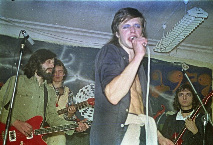 Группа «Аквариум» 1977 год. / Фото: flectone.ru