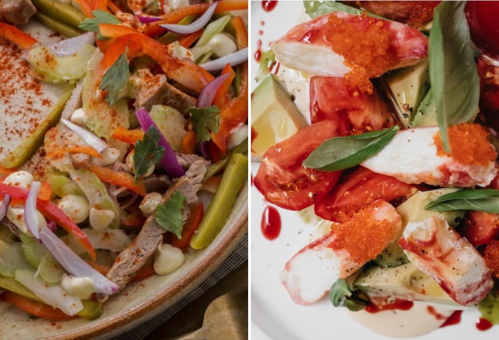 Советские салаты выглядели ярко и аппетитно. Советские салаты выглядели ярко и аппетитно.