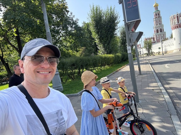 Сергей Безруков с детьми. Сергей Безруков с детьми.