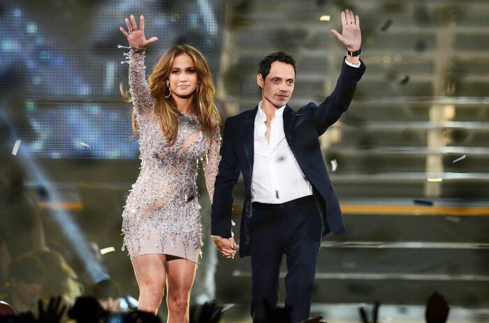 Дженнифер Лопес и Марк Энтони.