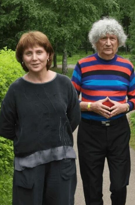 Юрий Энтин с женой Мариной.
