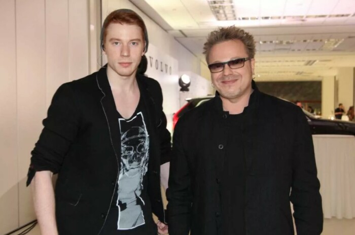 Никита Пресняков с отцом. Никита Пресняков с отцом.