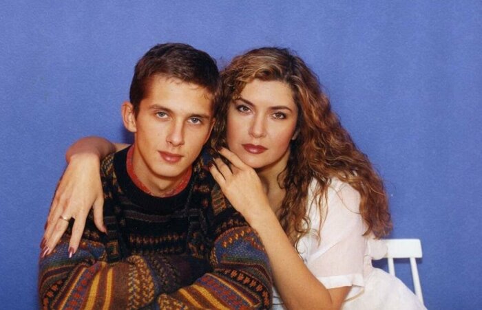 Вера Сотникова с сыном.