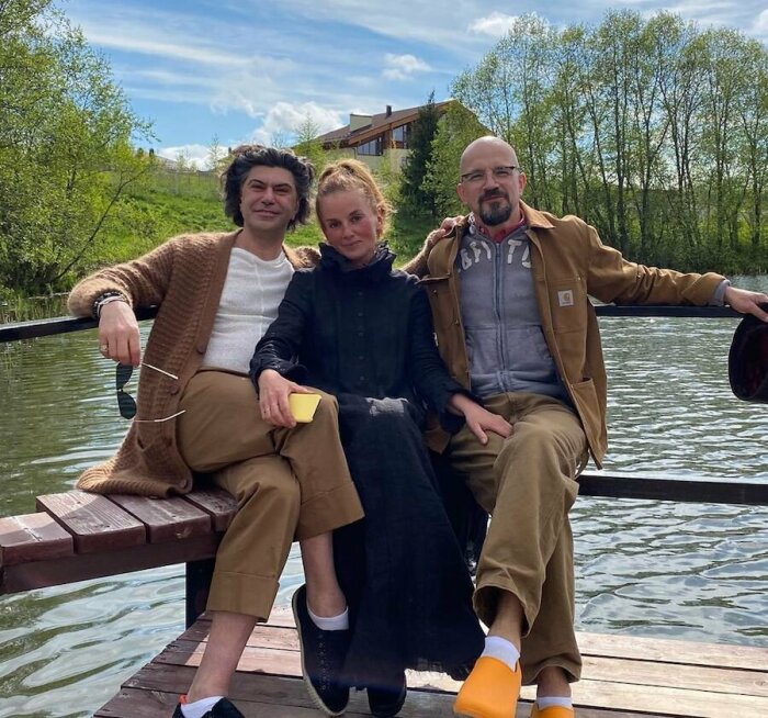 Николай Цискаридзе, Вероника Ицкович и Егор Дружинин.