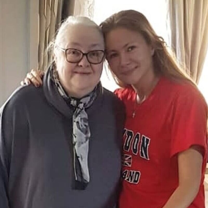 Мария Миронова с мамой. 