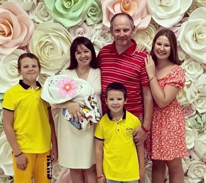 Даниил и Светлана Спиваковские с детьми.