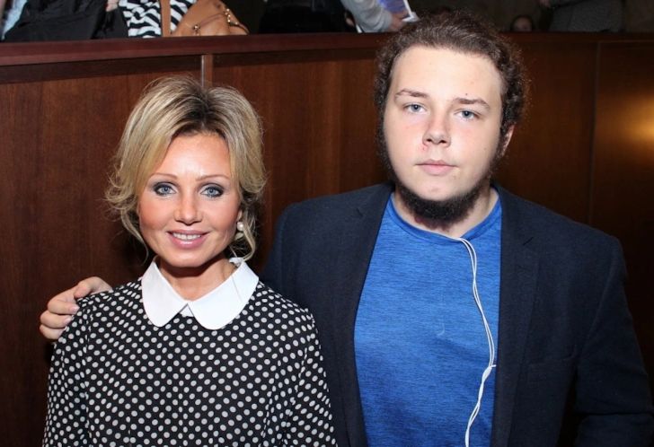 Ирина Климова с сыном.