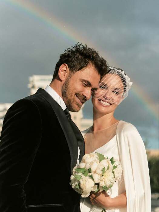 Агата Муцениеце и Пётр Дранга.