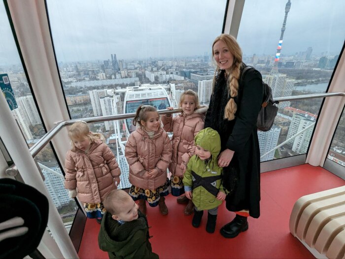 Колесо обозрения «Солнце Москвы» впечатлило всю семью. / Фото: социальные сети