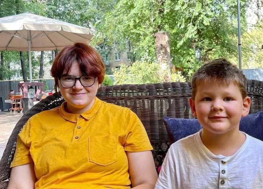 Дочь и сын Марата Башарова.