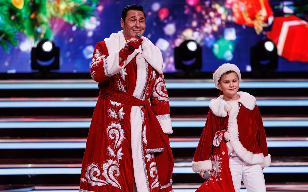 Стас Костюшкин с сыном Мироном.