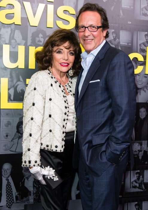 Джоан Коллинз и Перси Гибсон. / Фото: dailymail.co.uk Джоан Коллинз и Перси Гибсон. / Фото: dailymail.co.uk