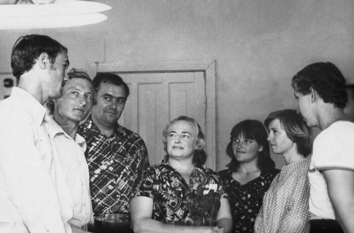 Маргарита Георгиевна Жукова на встрече с молодёжью. Маргарита Георгиевна Жукова на встрече с молодёжью.