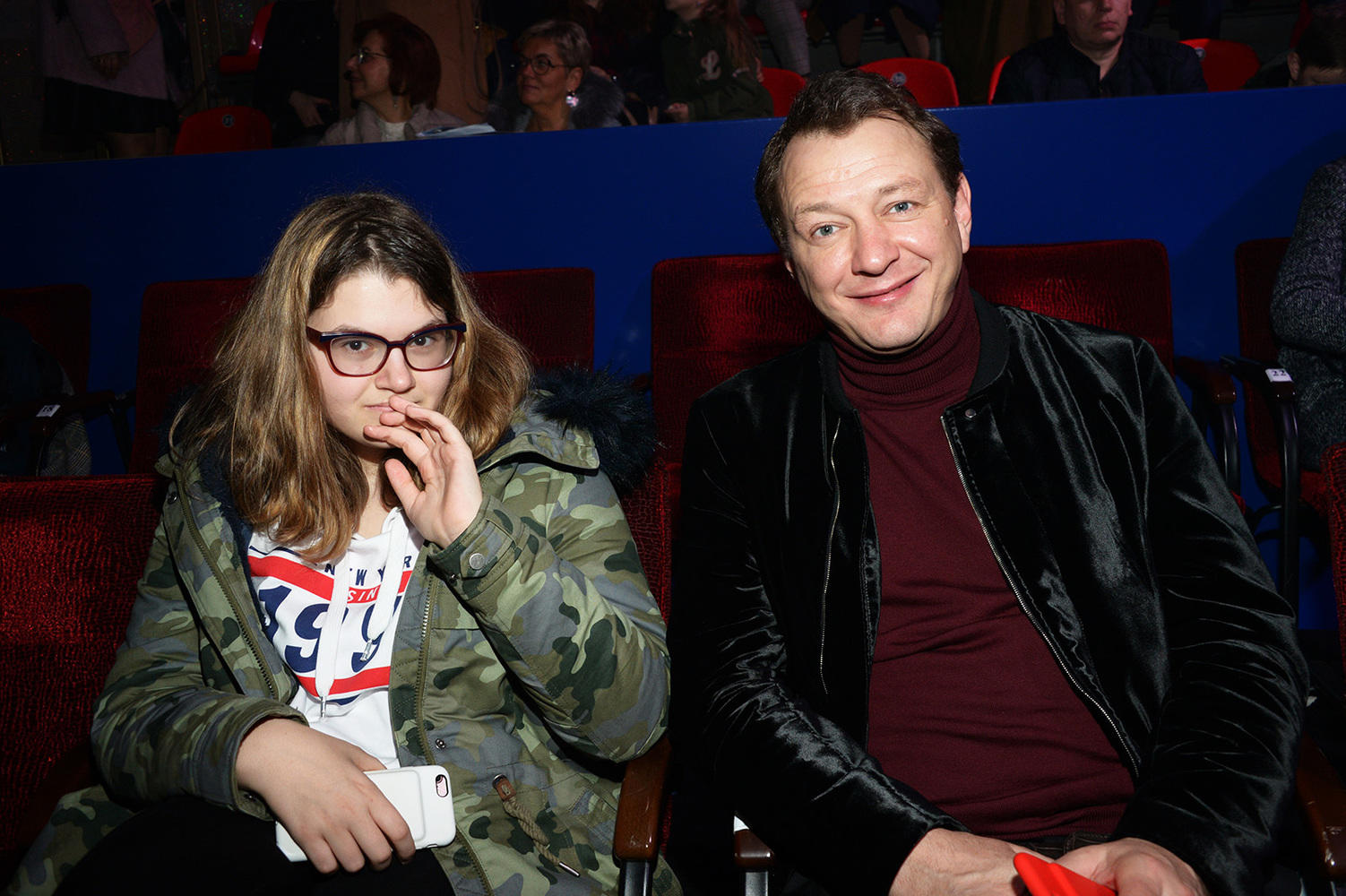 Марат Башаров с дочерью.