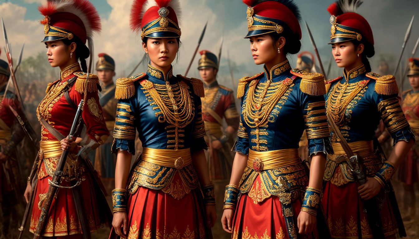 Почему в личной охране короля Таиланда не было мужчин, только девственницы: Секреты сиамских амазонок