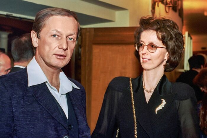 Михаил Задорнов и Велта Калнберзинь..