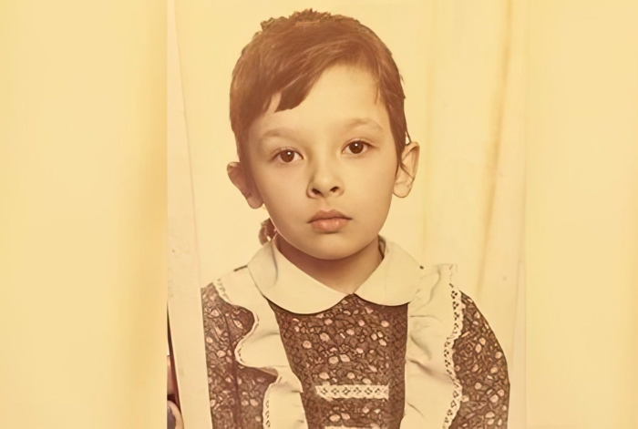 Ольга Дибцева в детстве. / Фото: uznayvse.ru