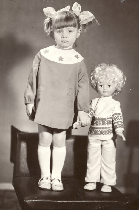 Светлана Пермякова в детстве.